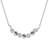 Infinity Spiral DNA Double Helix Necklaces Sterling Silver - Necklaces - Aurora Tears